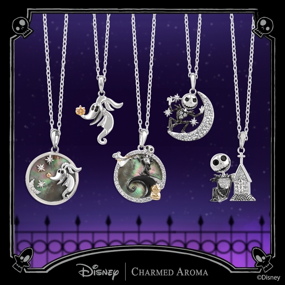 Disney Nightmare Before Christmas Jack with Zero Necklace, Charmed Aroma, - Picture 2 of 2